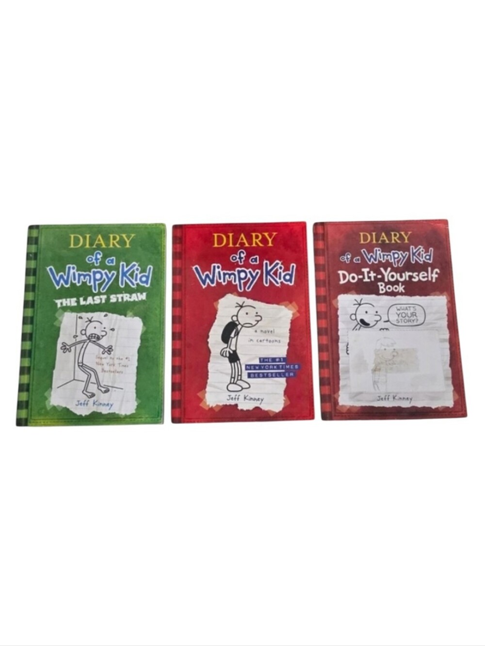 Diary of a Wimpy Kid Set Of 3 Books (Like New)